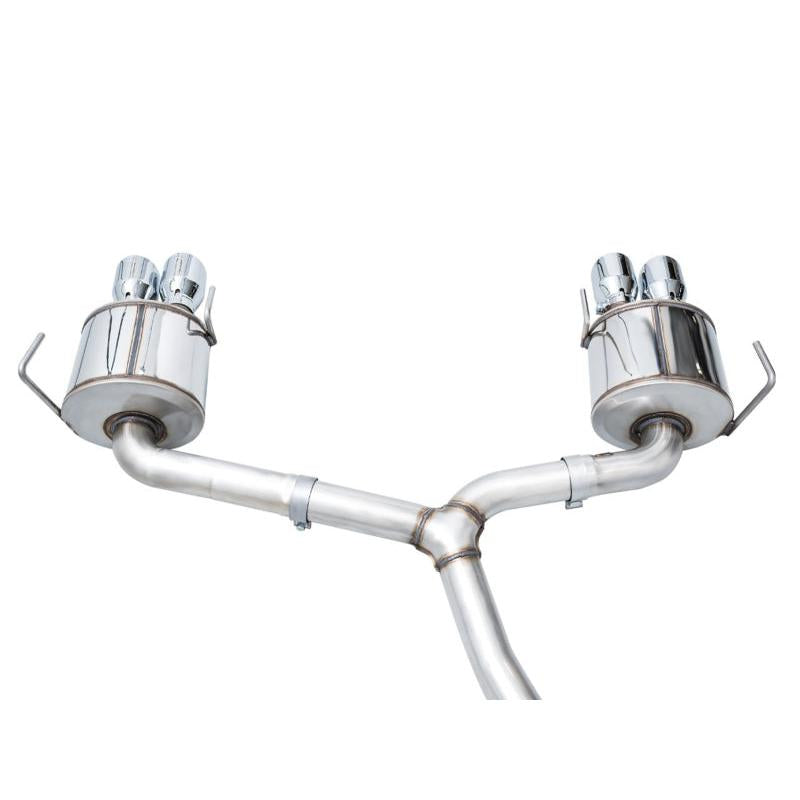AWE Tuning 2022+ VB Subaru WRX Touring Edition Exhaust - Chrome Silver Tips-SR1 Performance