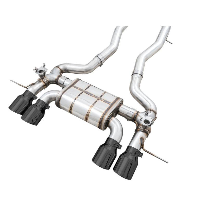 AWE SwitchPath Catback Exhaust for BMW G8X M3/M4 - Diamond Black Tips-SR1 Performance