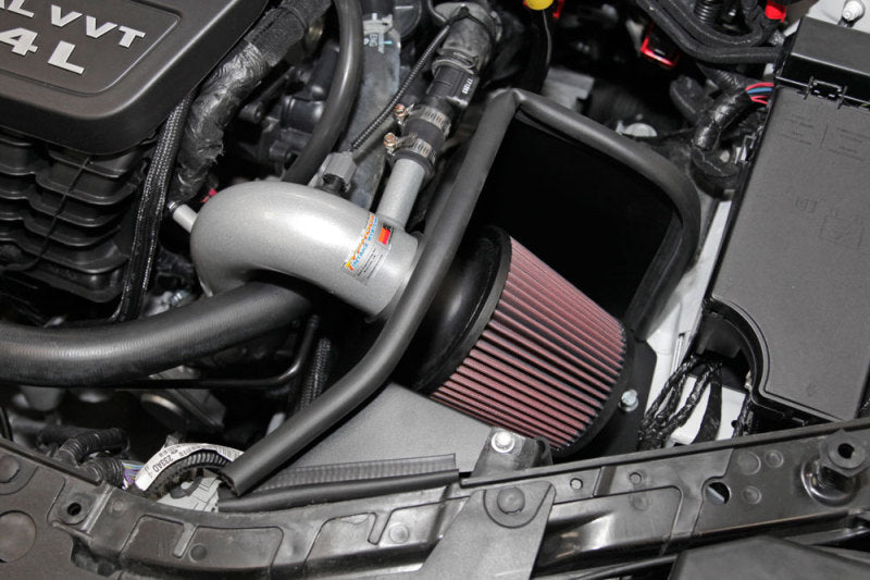 K&N 69 Series Typhoon Performance 13 Chrysler/Dodge 200/Avenger 2.4L Silver Cold Air Intake Kit-SR1 Performance