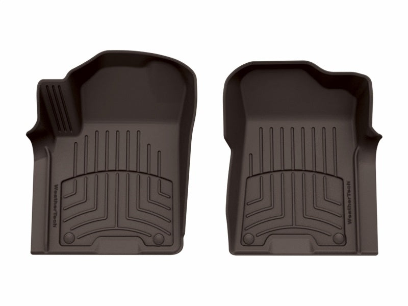 WeatherTech 19-24 Infiniti QX80 Front FloorLiner HP in Cocoa - Custom Fit All-Weather Protection