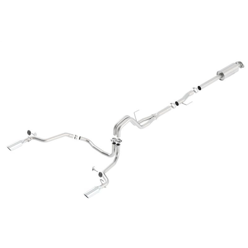 Borla 15-16 Ford F-150 3.5L EcoBoost Ext. Cab Std. Bed Catback Exhaust ATAK Single Split Rear Exit-SR1 Performance
