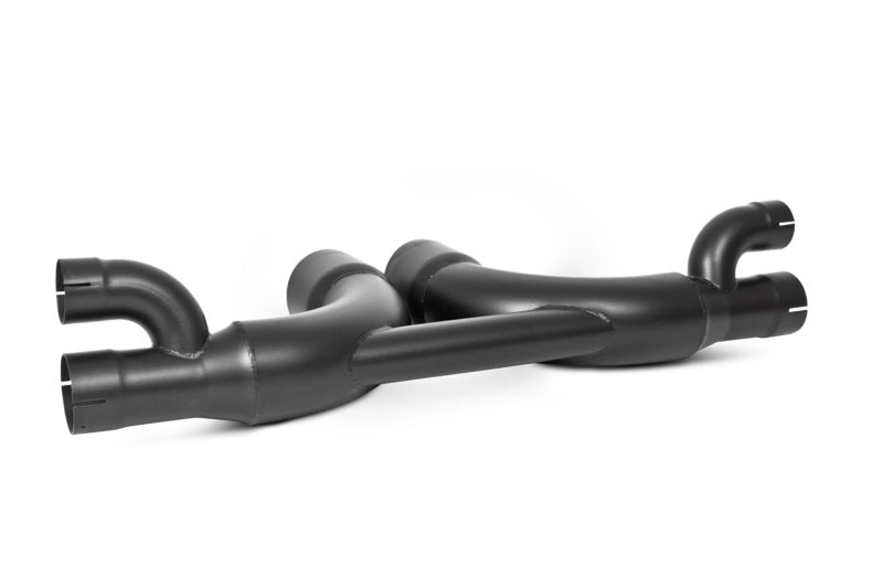MBRP 14-19 Porsche GT3/GT3RS 3in Center Muffler Bypass 4in Tips - Black Coated-SR1 Performance