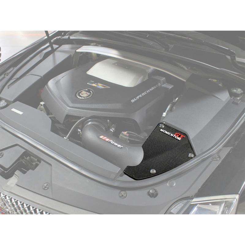 aFe Momentum GT Carbon Fiber Intake System Housing Cover 09-15 Cadillac CTS-V V8-6.2L (sc)-SR1 Performance