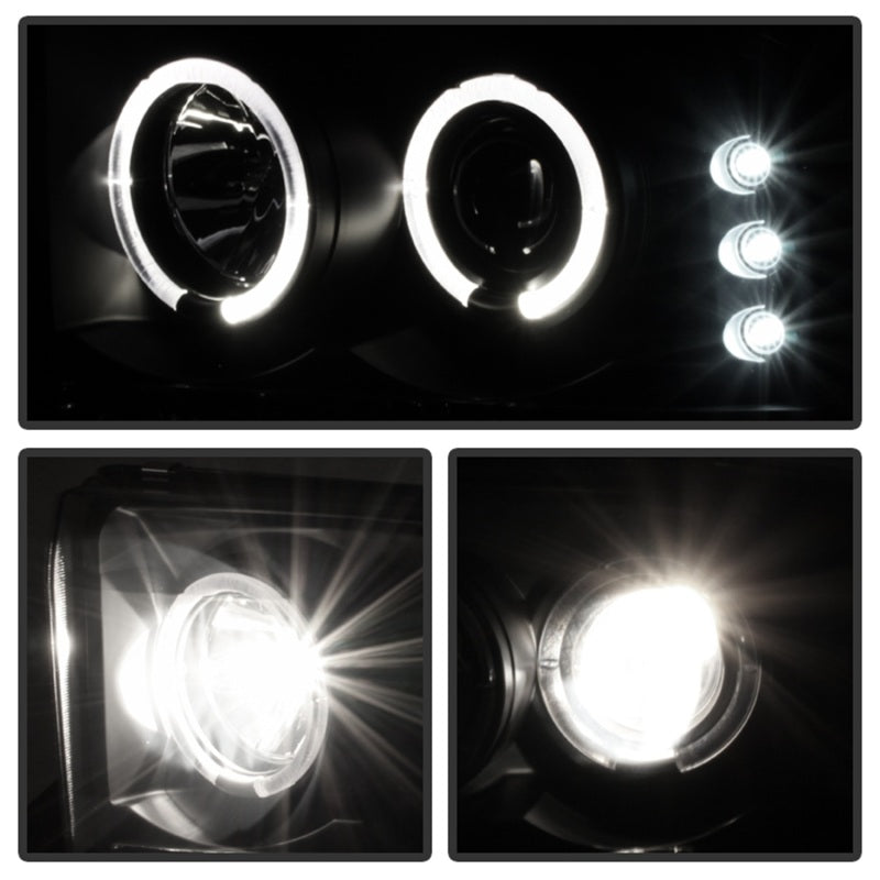 Spyder Ford F250 Super Duty 99-04 Projector Version 2 LED Halo LED Blk Smke PRO-YD-FF25099-1P-G2-BSM-SR1 Performance