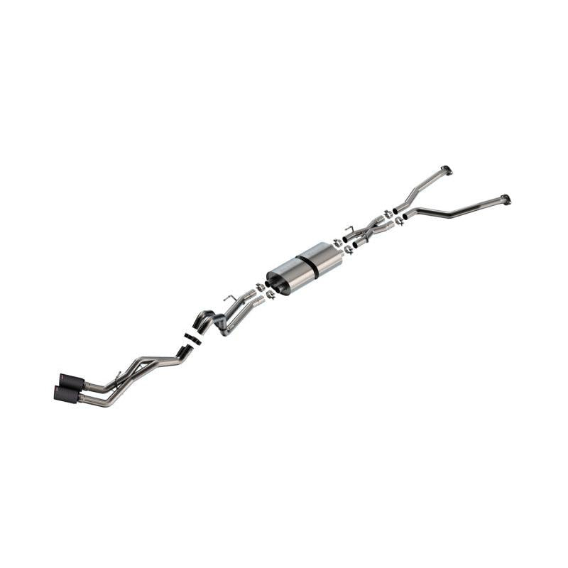 Borla 22-24 Toyota Tundra 3.4L V6 (Inc. Hyb.) Ext. Cab/STD Bed/145.7in WB S-Type Cat-Back - Carbon-SR1 Performance