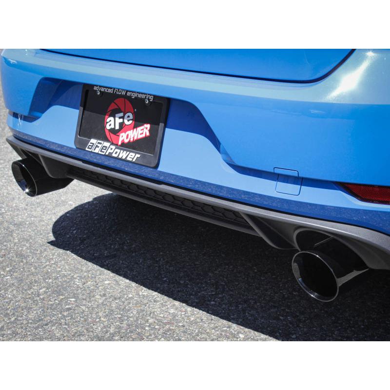 aFe 18-20 VW GTI (MK7.5) 2.0L MACH Force-Xp 3in to 2.5in 304 SS Axle-Back Exhaust System-Black Tips-SR1 Performance