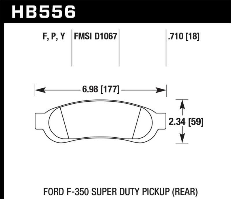 Hawk LTS Street Brake Pads-SR1 Performance
