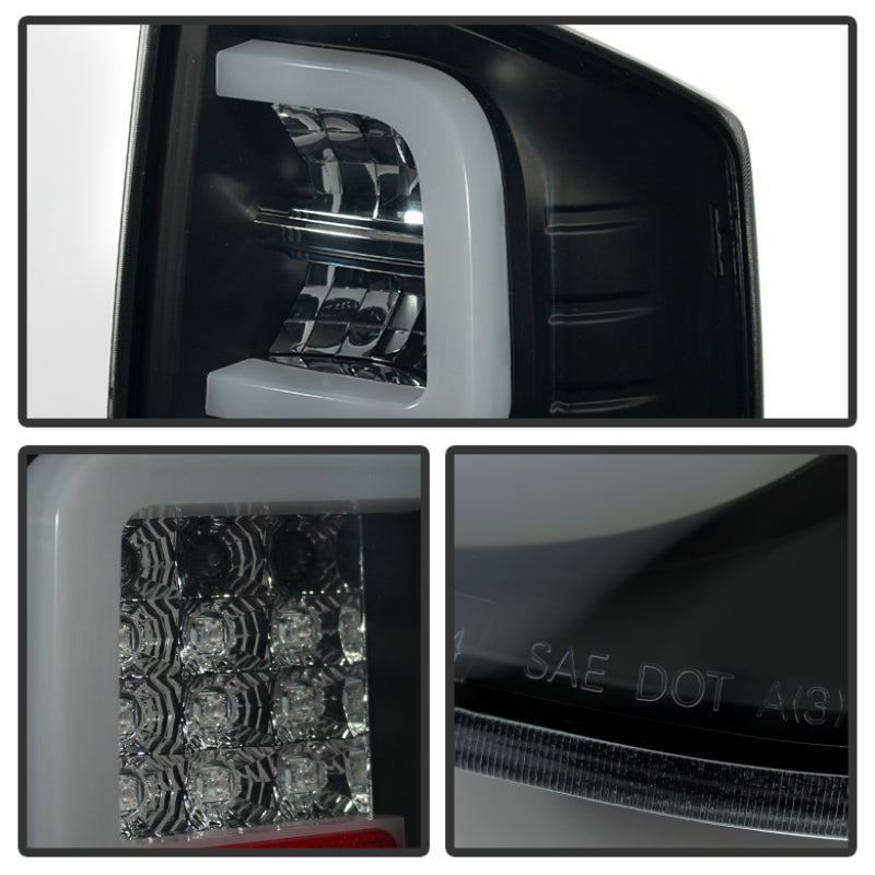 Spyder Toyota Tundra 2014-2016 Light Bar LED Tail Lights Black Smoke ALT-YD-TTU14-LED-BSM-SR1 Performance
