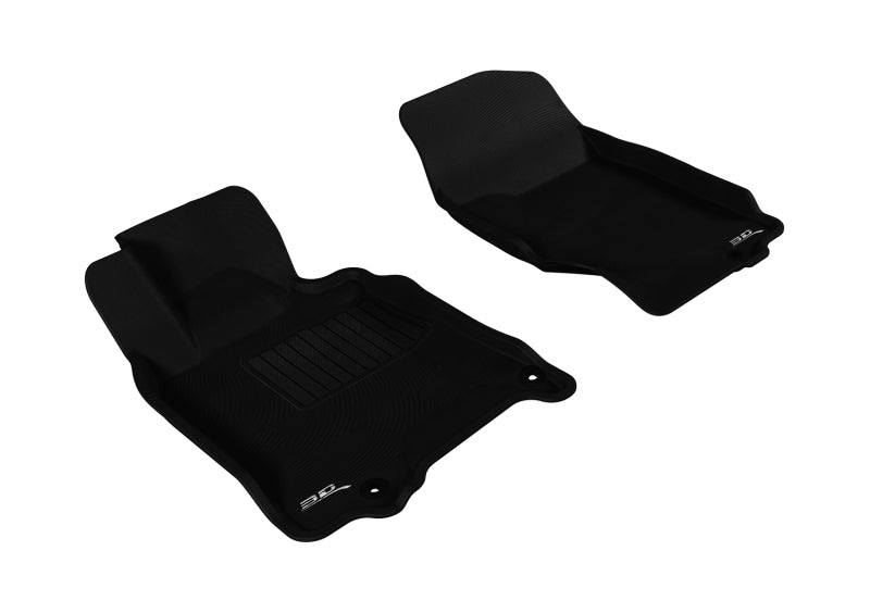 3D MAXpider 2007-2015 Infiniti Q40/Q60/G35/37 Kagu 1st Row Floormat - Black-SR1 Performance