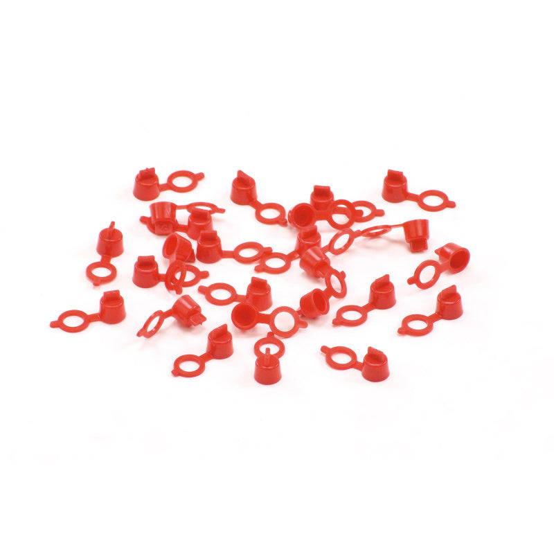 Hotchkis Sport Suspension Red Zerk Caps 25-Pack – Compatible with Various Automotive Applications