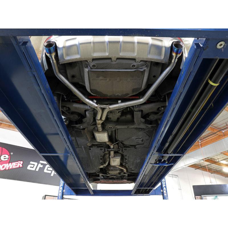 afe MACH Force-Xp 13-16 Audi Allroad L4 SS Cat-Back Exhaust w/Black Tips-SR1 Performance