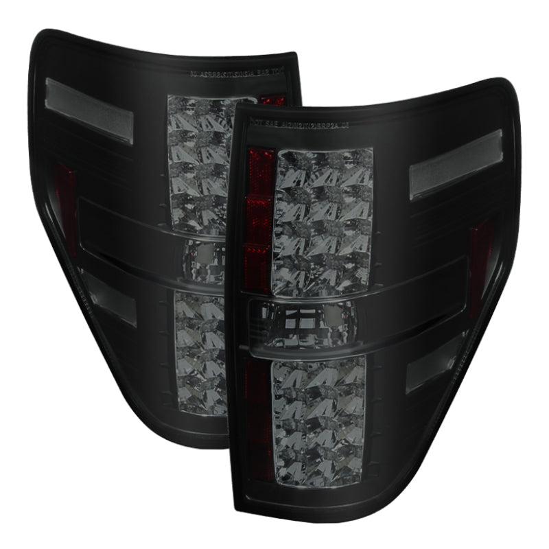 Spyder Ford F150 09-14 LED Tail Lights Black Smoke ALT-YD-FF15009-LED-BSM-SR1 Performance