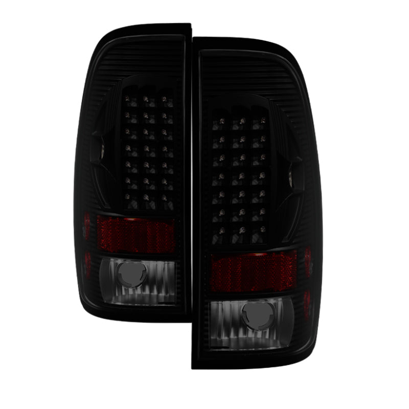 Xtune Ford F250/350/450/550 Super Duty 99-07 LED Tail Lights Black Smoke ALT-ON-FF15097-LED-BSM-SR1 Performance