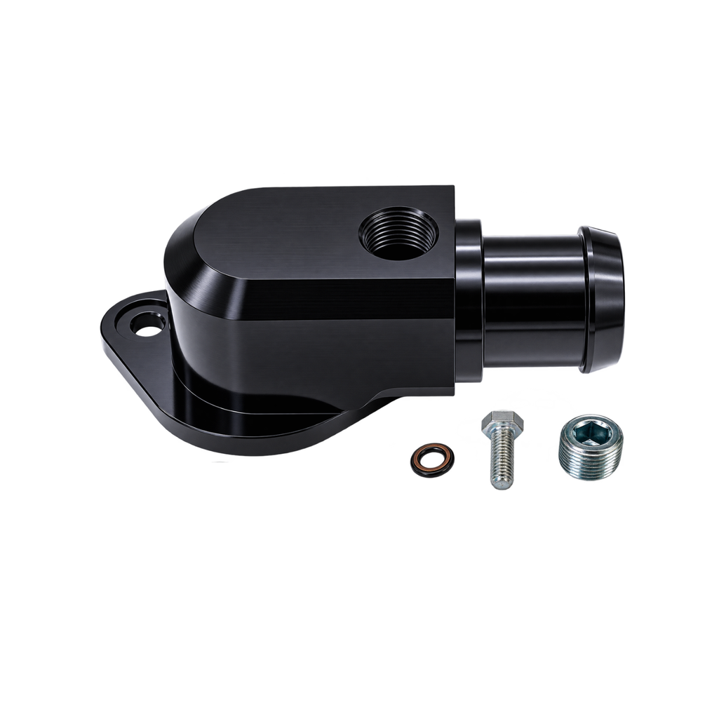 Granatelli Motor Sports 431000B Black Billet High-Flow Thermostat Housing – 6.2L V8