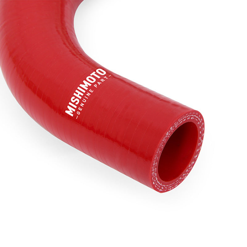 Mishimoto 03-04 Ford F-250/F-350 6.0L Powerstroke Lower Overflow Red Silicone Hose Kit-SR1 Performance
