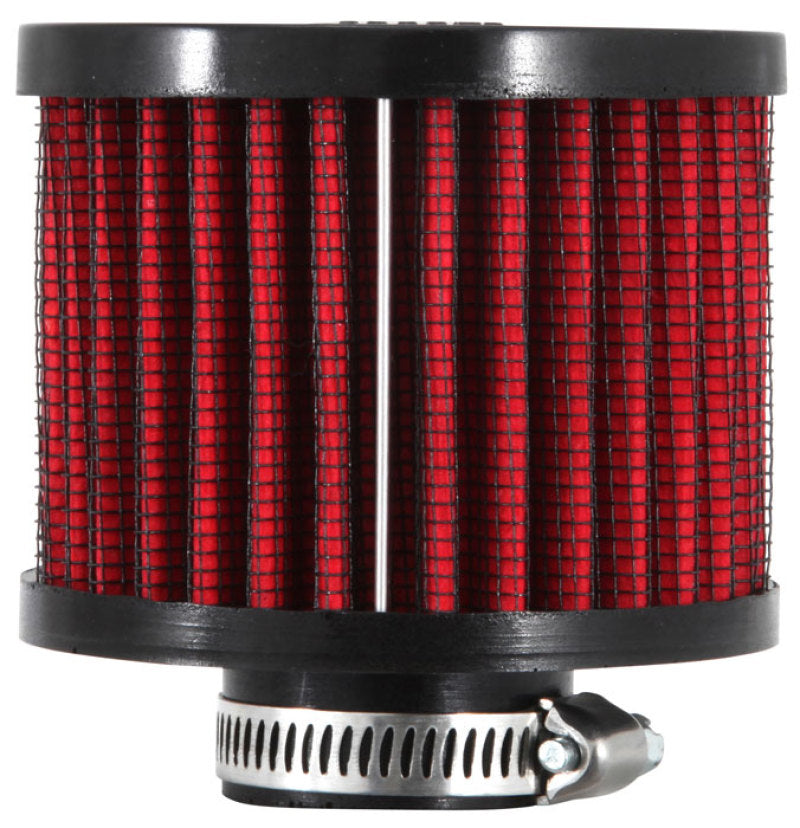 K&N 1 inch ID 3 inch OD 2.375 inch H Rubber Base Crankcase Vent Filter-SR1 Performance