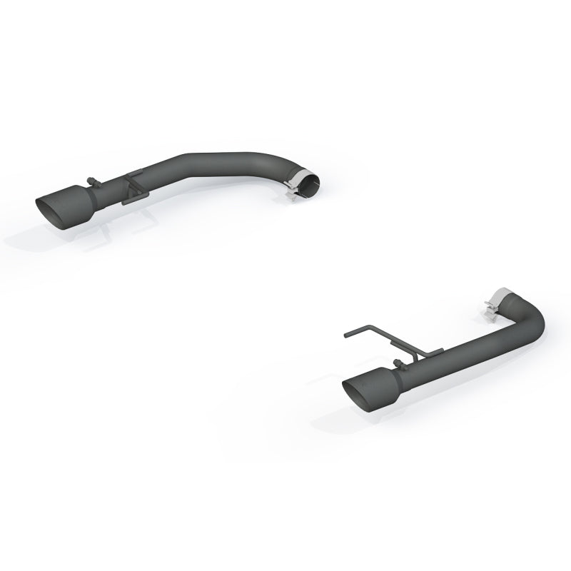 MBRP 2015-2017 Ford Mustang GT 5.0 2-1/2in Axle Back Kit - Black Coated 4in OD Tips Included-SR1 Performance