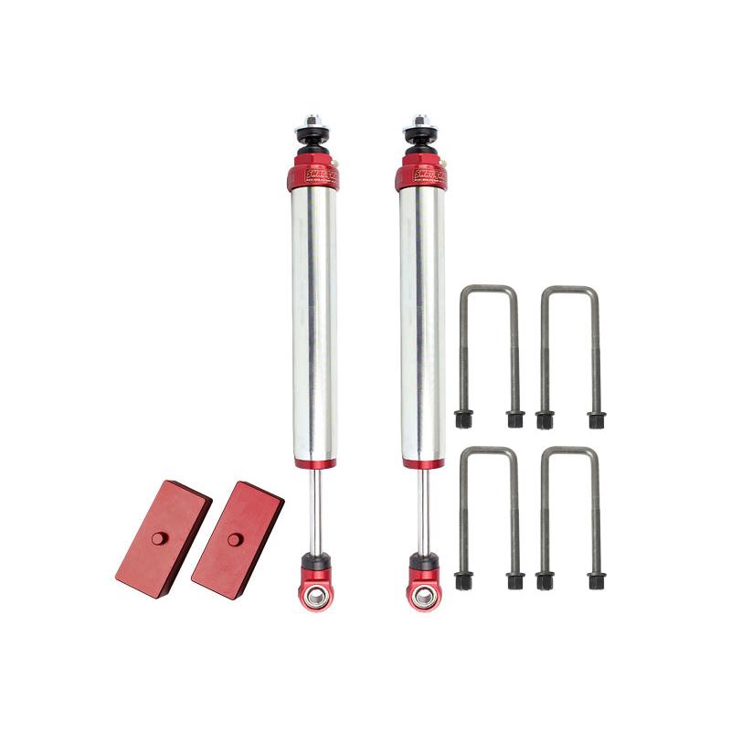 aFe Sway-A-Way 2.0in Rear Shock Kit w/ Lift Blocks 05-17 Toyota Tacoma-SR1 Performance