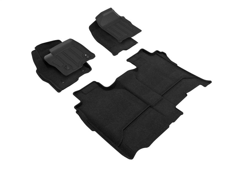 3D Maxpider 19-24 GMC Sierra 1500 5-Seat Elegant Hybrid Black R1 R2 (W/O R2 Underseat Storage Box)-SR1 Performance