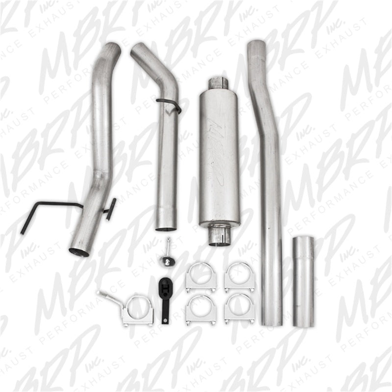 MBRP 03-13 Ram Hemi 2500/3500 5.7L Alum 3in Cat Back Single Side Exit-SR1 Performance