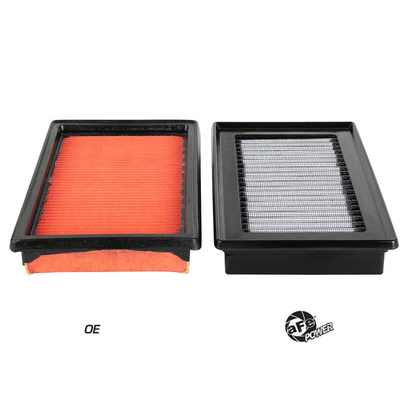 aFe Magnum FLOW Pro DRY S OE Replacement Filter (Pair) 14-19 Infiniti Q50 V6 3.5L/3.7L-SR1 Performance