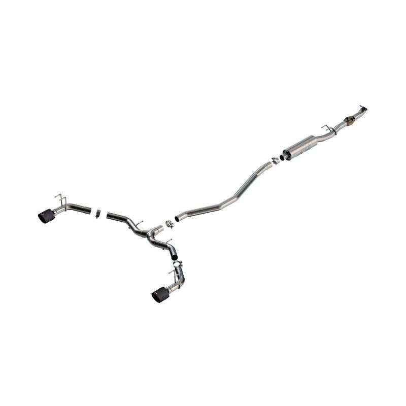 Borla 2023 Integra/22-23 Civic Si 1.5L 4 CYL. MT FWD 4DR 2.50in S-Type Catback Exhaust Carbon Fiber-SR1 Performance