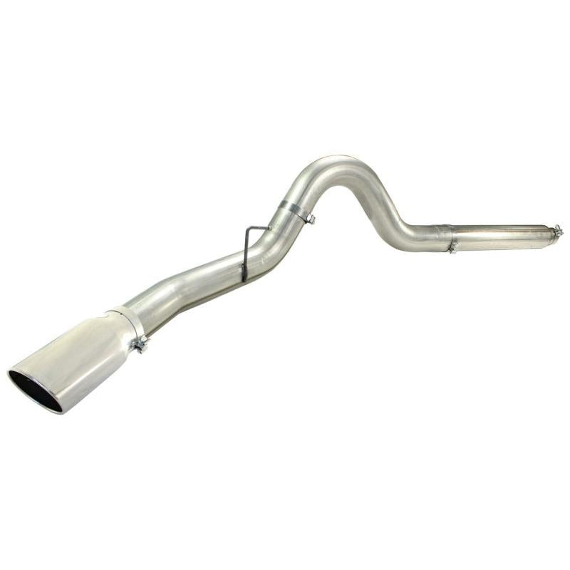 aFe MACHForce XP 5in DPF-Back Stainless Steel Exh Sys, polished tip,Ford Diesel Trucks 08-10 V8-6.4L-SR1 Performance