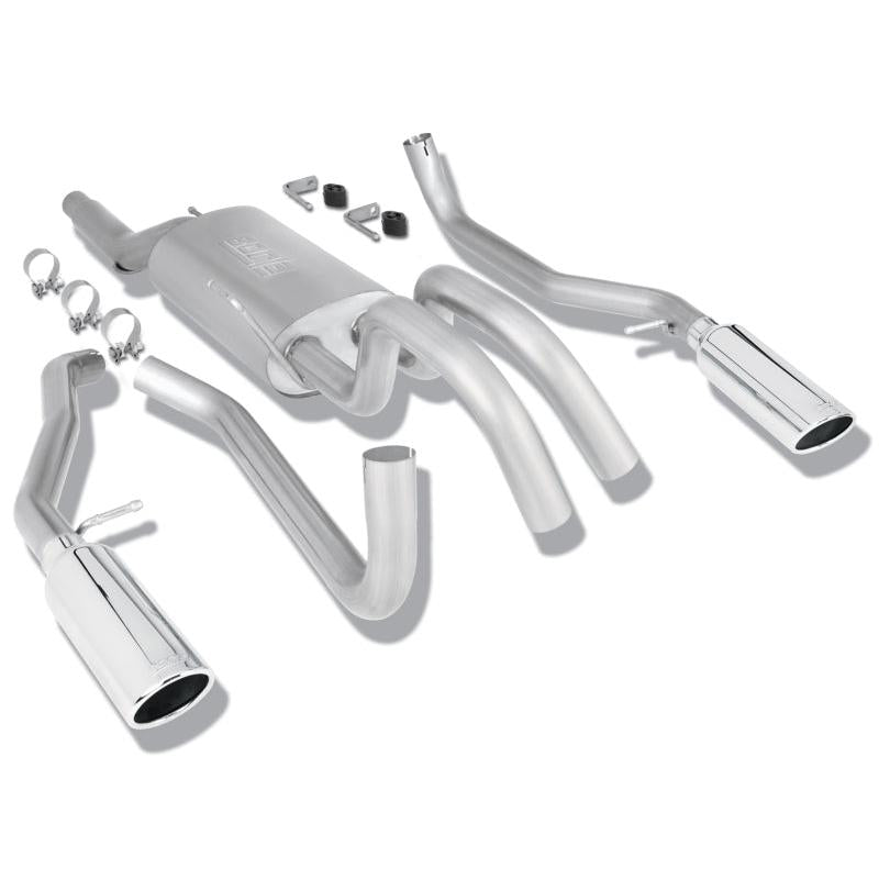 Borla 09 Ford F-150 Stainless Steel Touring Style Catback Exhaust-SR1 Performance