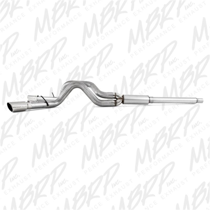 MBRP 1999-2004 Ford F-250/350 V-10 Cat Back 4 Dual Split Side-SR1 Performance