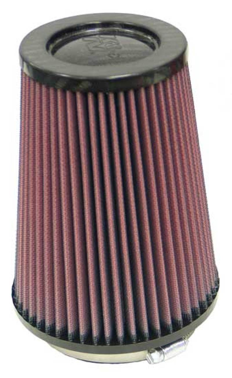 K&N Round Tapered Universal Air Filter 4 inch Flange 5 3/8 inch Base 4 inch Top 7 inch Height-SR1 Performance