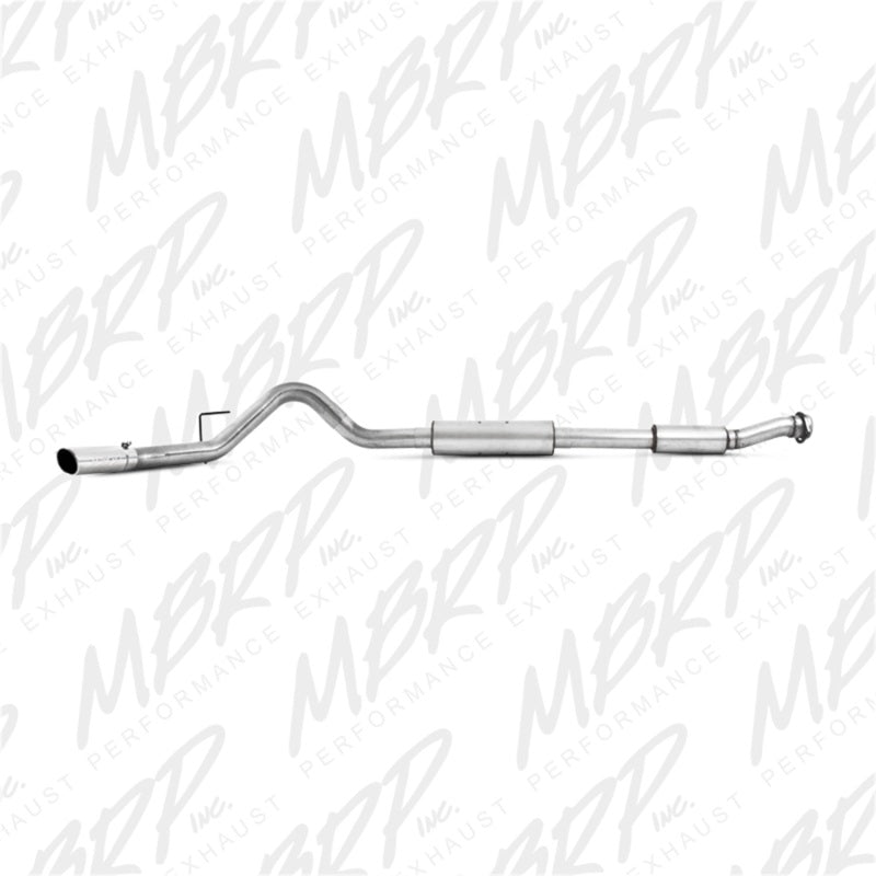 MBRP 11-13 Ford F150 SVT Raptor 6.2L EC-SB/CC-SB 3.5in Cat Back Single Exit Alum Exhaust System-SR1 Performance