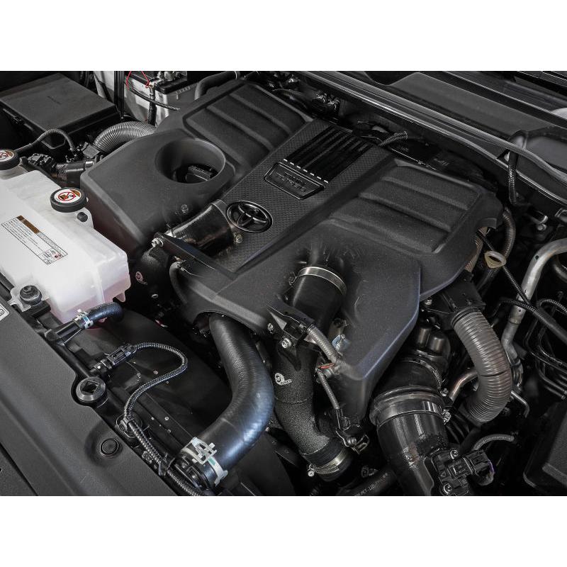 aFe 2022 Toyota Tundra V6-3.5L (tt) BladeRunner 2.5in Aluminum Hot Charge Pipe - Black-SR1 Performance