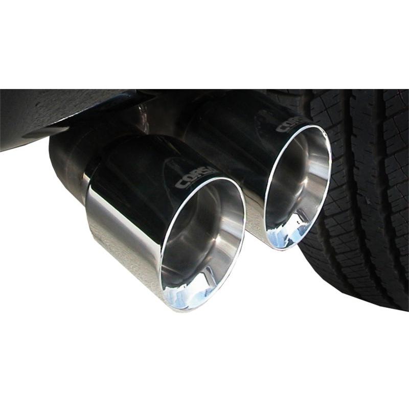Corsa 2011-2014 Ford F-150 EcoBoost 3.5L V6 Polished Sport Cat-Back Exhaust-SR1 Performance