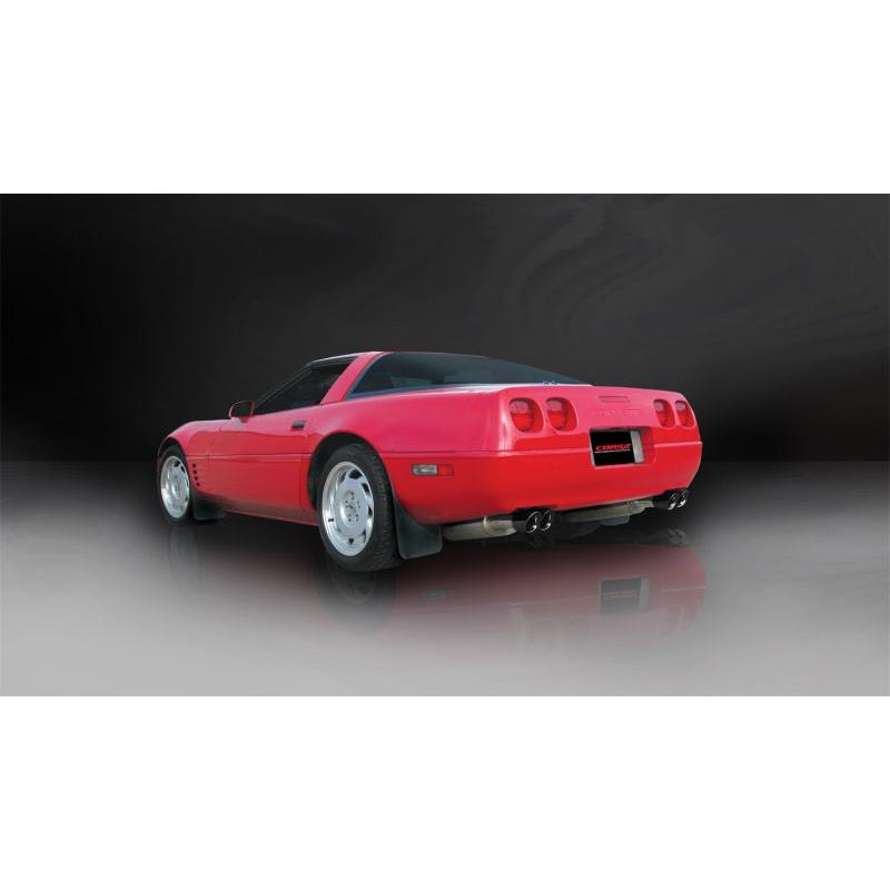 Corsa 1986-1991 Chevrolet Corvette C4 5.7L V8 L98 Black Sport Cat-Back Exhaust-SR1 Performance