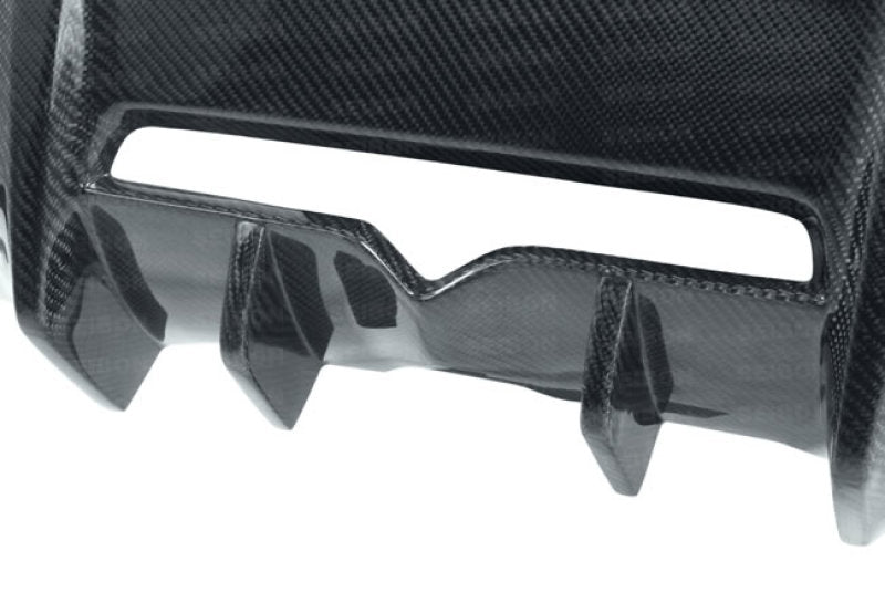 Seibon Carbon Fiber Rear Diffuser Cover for 2013-2020 Scion FRS and 2013-2017 Subaru BRZ