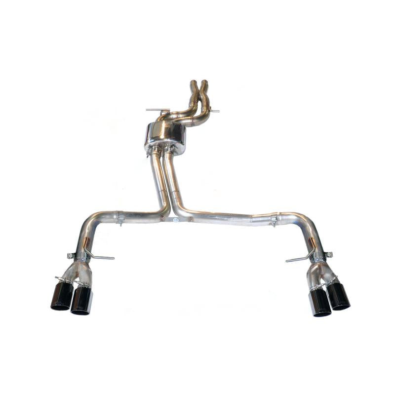 AWE Tuning Audi B8.5 S5 3.0T Track Edition Exhaust - Diamond Black Tips (102mm)-SR1 Performance