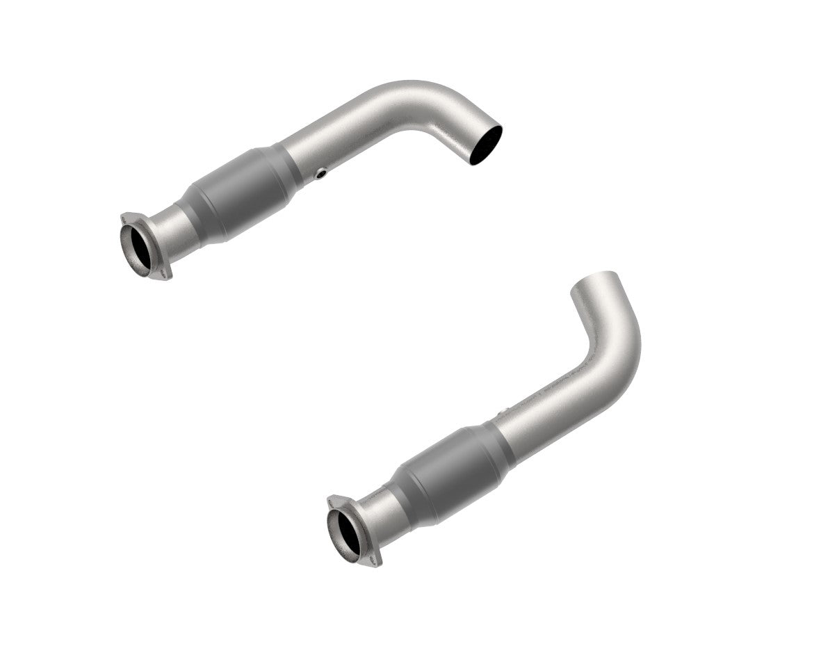 3" SS High Output GREEN Catted Connection Pipes. 2015-2024 Mustang GT 5.0L.