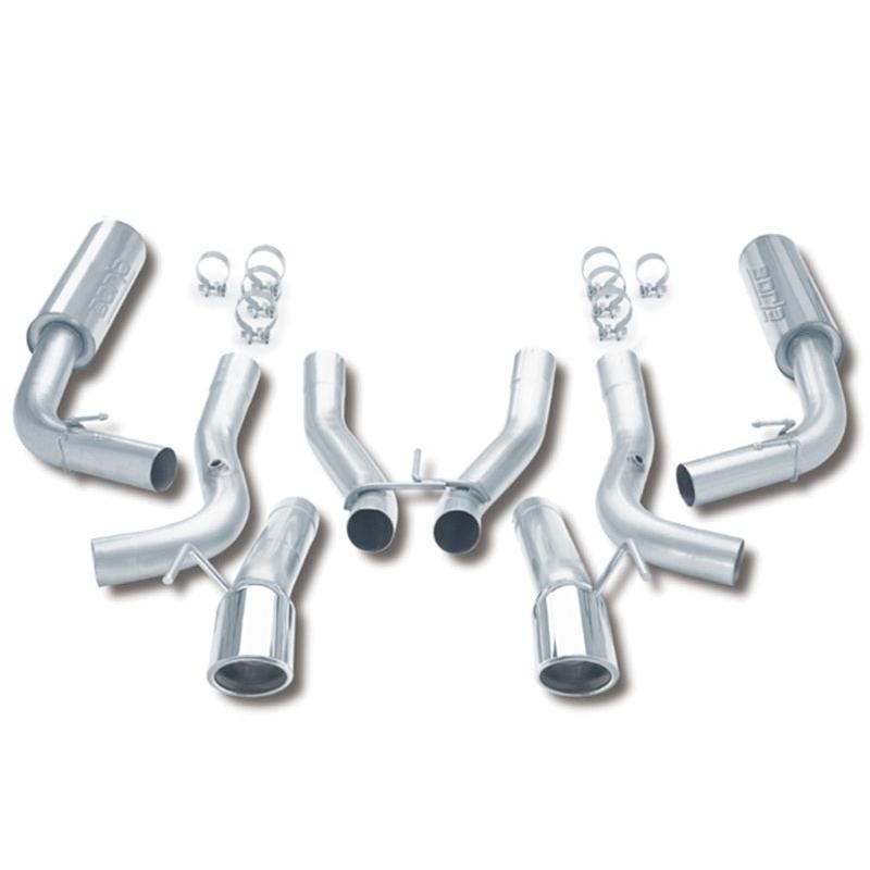 Borla 96-02 Viper GTS/R/T-10 Coupe/Convertible 2dr w/ 2.5in Inlets SS Catback Exhaust System-SR1 Performance