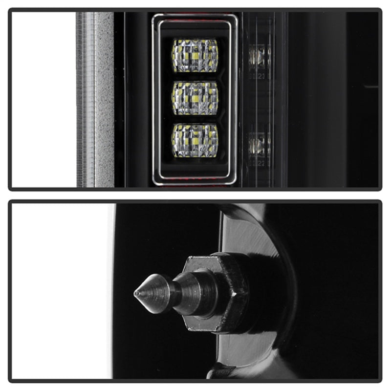 Spyder 21-23 Ford F150 (Halogen w/ Blind Spot) Full LED Tail Lights - Black (ALT-YD-FF15021HALBS-BK)-SR1 Performance