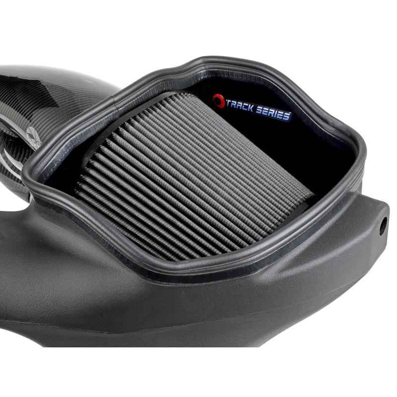 aFe 17-20 Ford F-150/Raptor Track Series Carbon Fiber Cold Air Intake System With Pro DRY S Filters-SR1 Performance