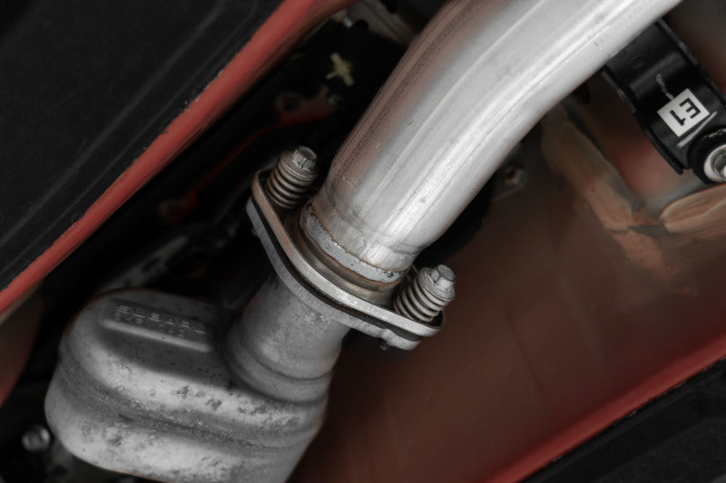 MBRP 12-22 Subaru BRZ 17-22 Toyota GR86 Stainless Steel 3in Cat-Back-Single Rear Exit w Burnt Tip-SR1 Performance