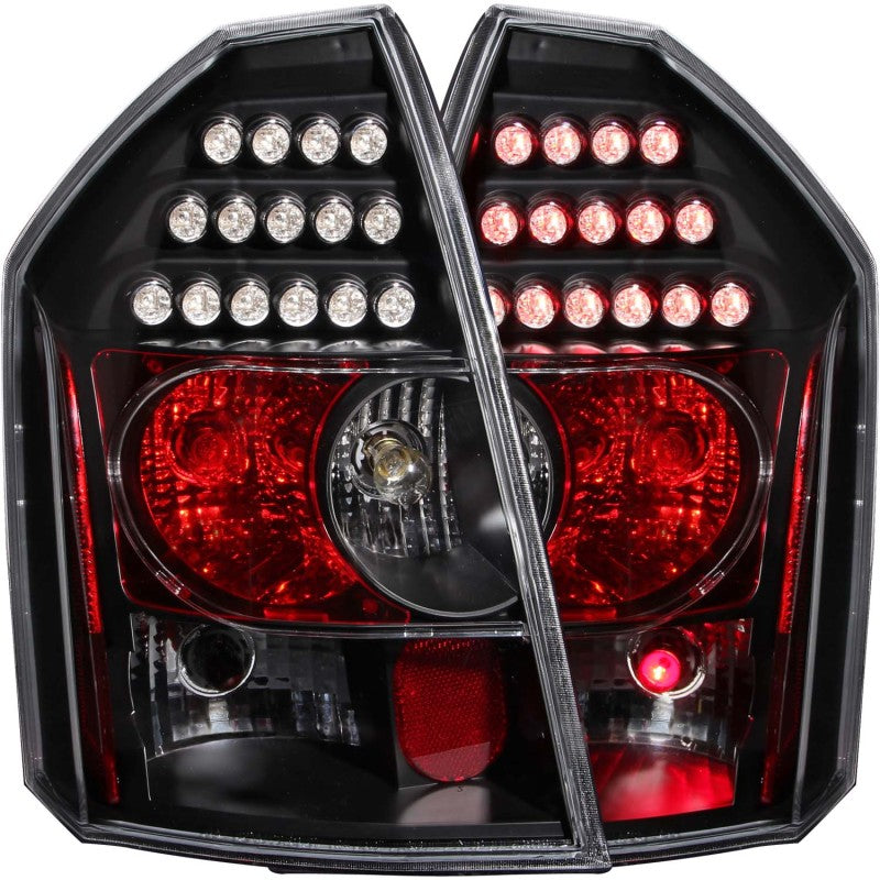 ANZO 2005-2007 Chrysler 300C LED Taillights Black-SR1 Performance