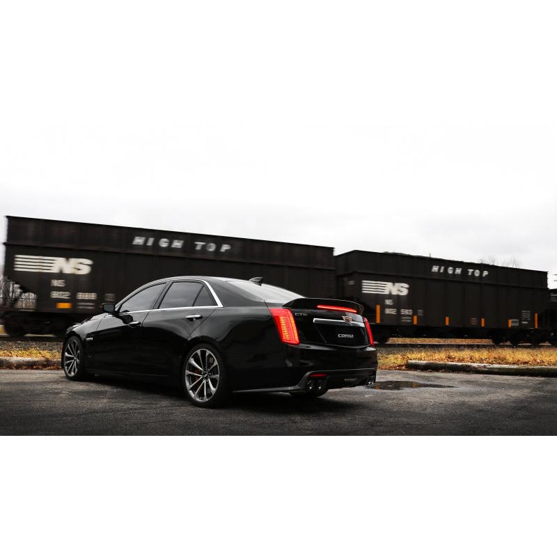 Corsa 2016-2019 Cadillac CTS-V 2.75in Inlet / 4.0in Outlet Black PVD Tip Kit (For Corsa ExhaustOnly)-SR1 Performance