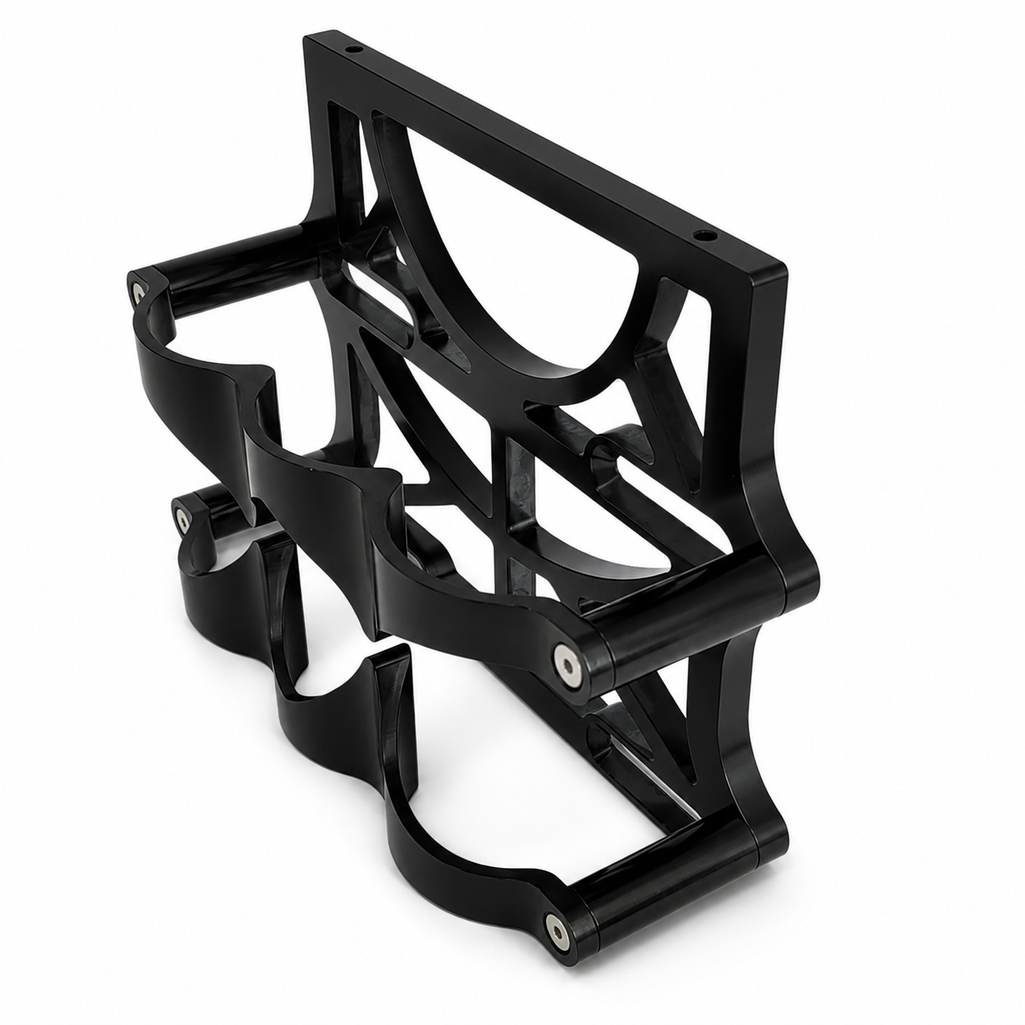 system Granatelli 6-Volt OPTIMA Battery Tray Billet Black delivering