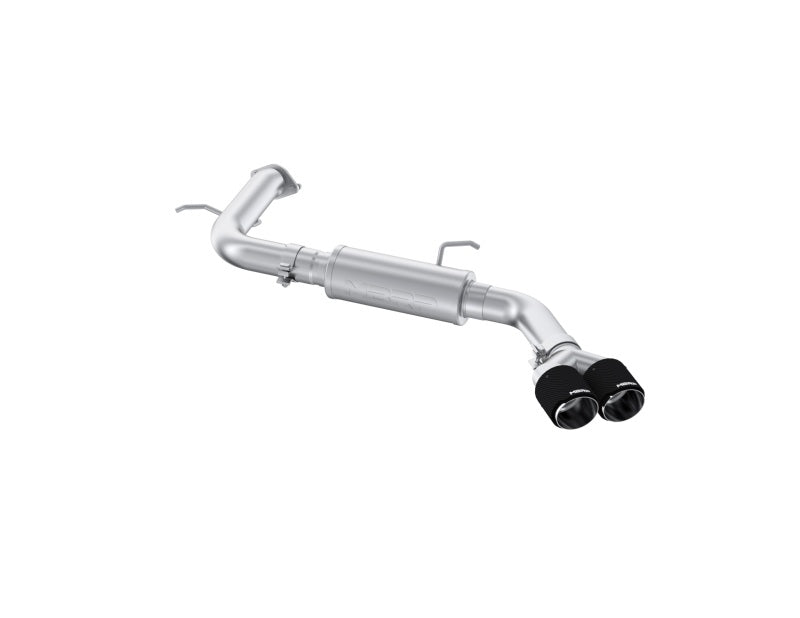 MBRP 21-24 Hyundai Hyundai T304 Stainless Steel 3in Axle-Back Rear Exit W/Dual Carbon Fiber Tip-SR1 Performance