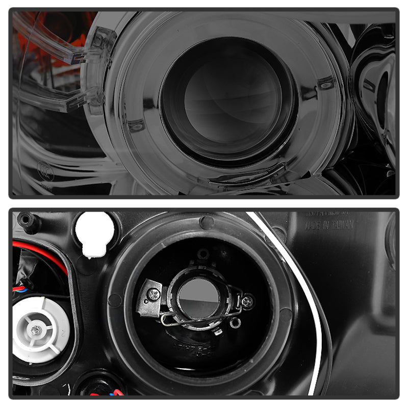 Spyder BMW E90 3-Series 06-08 (4 dr) Proj LED Halo Amber Reflctr Rplc Bulb Smke PRO-YD-BMWE9005-AM-S-SR1 Performance