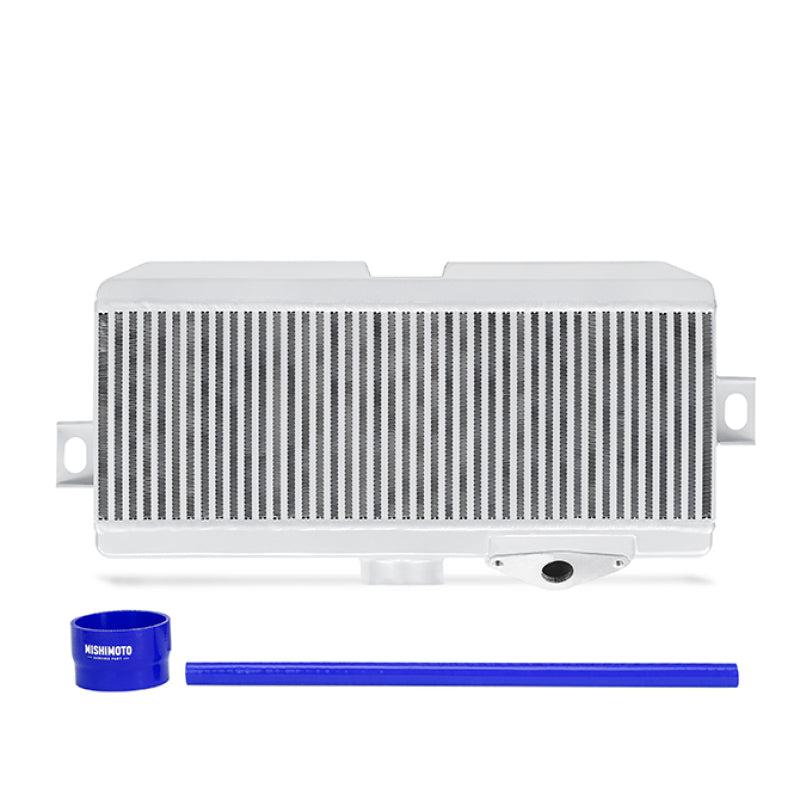 Mishimoto Subaru 08-15 WRX STi Top-Mount Intercooler Kit - Powder Coated Silver & Blue Hoses-SR1 Performance
