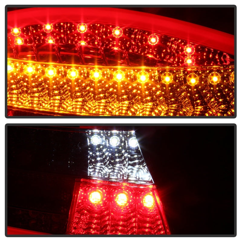 Spyder Porsche 987 Cayman 06-08 / Boxster 05-08 LED Tail Lights - Red Clear ALT-YD-P98705-LED-RC-SR1 Performance