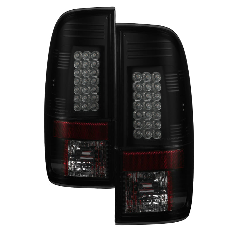 Spyder 08-16 Ford Super Duty LED Tail Lights Black Smoke ALT-YD-FS07-LED-BSM-SR1 Performance