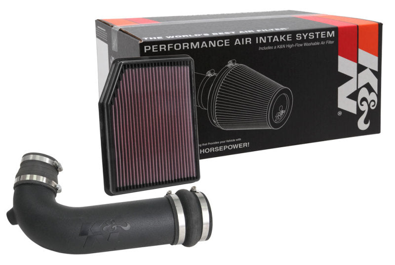 K&N 19-20 Chevrolet Silverado V6-4.3L Aircharger Performance Intake Kit-SR1 Performance